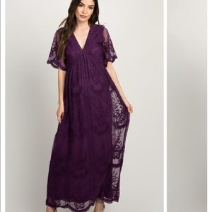Lace Maternity Dress (Worn Once)